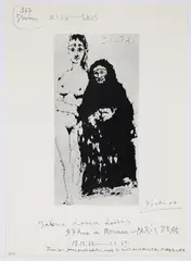 Pablo - After Picasso, 347 Gravures exhibition poster for Galerie Louise Leiris, Paris, 1968-69, offset, lithograph