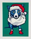 Ho Ho Ho by George Rodrique, 2000, serigraph printed in colors, offered Aug 2026