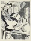 Louis Schanker, Untitled Still Life, 1937, lithograph