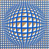 Victor Vasarely, Terz, 1979, serigraph printed in colors