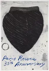 Terry Winters, Paris Review 35th Anniversary, 1988, offset, lithograph