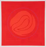 Jack Youngerman, Nimbus Vermillion, 1984, original
