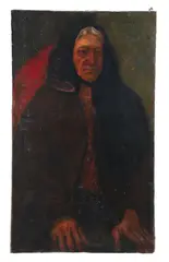 The Dour Lady by Frank Dininno, 1941, oil on canvas, offered Aug 2026
