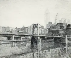 Don Swann, The Golden Triangle, etching