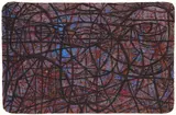 Russell Twiggs, Meditation, mid 1950's , litho crayon and glue resistant stencil print, 13 x 20 inches, pencil