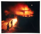 Harold Corsini, Steel Meel Interior, taken in the 1960s, color, photograph on Kodak paper