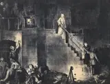 George Bellows, Murder of Edith Cavell, 1918, lithograph