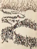Maria Helena Vieira da Silva, Untitled, from The Flight Portfolio, printed in 1968, published in 1971, color