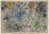 Untitled, from The Flight Portfolio, printed in 1966, published in 1971, color by Joan Miró, lithograph on Arches paper, offered Jun 2026