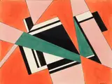 Thomas Brownell Eldred, Untitled Geometric Abstraction, 1942, watercolor, gouache and ink on paper