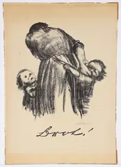 Käthe Kollwitz, Brot! (Bread!), from the portfolio 'Hunger', 1924, lithograph on paper