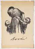 Käthe Kollwitz, Brot! (Bread!), from the portfolio 'Hunger', 1924, lithograph on paper
