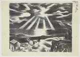 Jan Matulka, Maine, or Landscape from Maine, Sunrise
