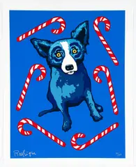 George Rodrigue, Sweet Like You, 2000, serigraph printed in colors
