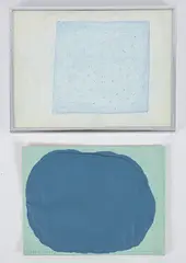 Pins II by Veronica Ryan, 1995, gouache on paper or thin board, offered Jun 2026