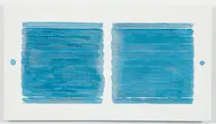 Untitled Work from The Weather Inside Series by Veronica Ryan, c.2011, mixed media with plaster and vent cover, offered Jun 2026