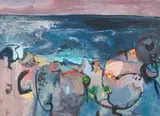 Morris Shulman, Rocks and Sea #2