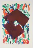 Richard Smith, CBE, (British, 1931-2016), Untitled Abstract, 1982, monoprint