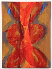 Untitled Abstraction by Joann Maier, c.1989, acrylic on board, offered Jun 2026