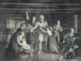 The Pioneers Defence [Defense] by after Trevor McClurg, c.1858, lithograph on paper, offered Jun 2026