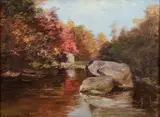 Lila Hetzel, Summer Landscape with Creek