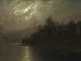 Martin Leisser, Moonlit River Nocturne, undated