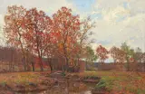 Untitled by William Merritt, oil on canvas, offered Jun 2026