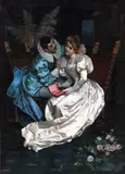 Pio Ricci, The Lovers, oil on canvas