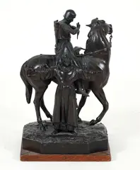 Samuel William Ward Willis, Crusader, first cast 1927, patinated, bronze statue