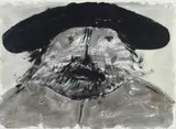 Leonard Baskin, H. Hopfer in Despair at Excessive Foul-Bite, 1962, ink and wash on paper