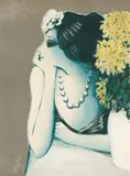 Les Chrysanthemes by Jean Paul Cassigneul, 1973, lithograph printed in colors, 25.5 × 18.75 inches, pencil, offered May 2026