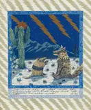 Learning How To Deal With The Elements Isn't an Easy Task It Requires an Iron Will by Anne Coe, 1982, screenprint, offered May 2026