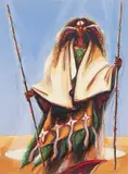 Medicine Woman 4 by Larry Fodor, 1987, lithograph on paper, offered May 2026