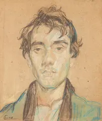 Enrico Glicenstein, (Polish/Jewish/American, 1870-1942), Portrait of The Artist's Son, Emanuel, 1915, pastel on paper