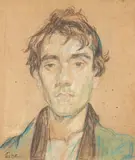 Enrico Glicenstein, (Polish/Jewish/American, 1870-1942), Portrait of The Artist's Son, Emanuel