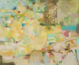 (American/Pittsburgh, 1943-2015), Untitled Abstract, c.1970s by Emily Hubbard, oil on canvas, offered May 2026