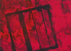 Untitled Abstract by Gary Jurysta, 1965, watercolor and ink on paper, offered May 2026