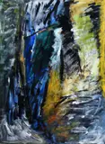 Jak Katalan, Untitled Abstract, 1980s, acrylic on paper