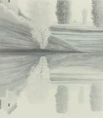Robert Kipniss, Reflections of a Pale Tree, c. 1980, lithograph, pencil