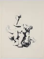 Jack Levine, Cain and Abel II, 1962, lithograph on paper