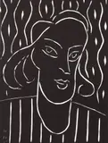 Henri Matisse, Teeny (Duthuit #723), originally 1938, this edition printed in, 1959, linocut in black ink