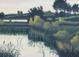 Gordon Mortensen, October Sunset, 1981, reduction color