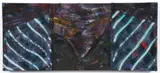 The Neck of Time by Tony Naponic, 1993, acrylic and sandpaper on wood, offered May 2026