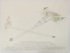 A Device for Converting a Chilling Underground Wind into Memory by Dennis Oppenheim, 1980, lithograph, offered May 2026