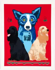 George Rodrigue, George's Sweet Inspirations, 2000, serigraph printed in colors