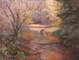 A Secret Place by Rae Smith, pastel on paper, offered May 2026