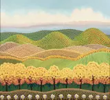 Landscape by Janice Marie Spewock, oil on canvas, offered May 2026