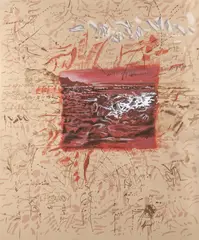 Jorge Tacla, Representation and Notes, 1992, serigraph printed in colors