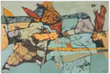 Russell Twiggs, Attack, 1955, oil on board