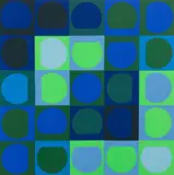 Victor Vasarely, Zephir, 1966, serigraph printed in colors